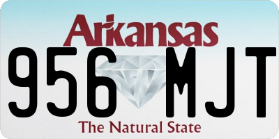 AR license plate 956MJT