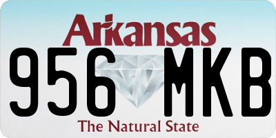 AR license plate 956MKB