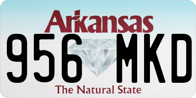 AR license plate 956MKD