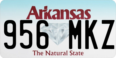 AR license plate 956MKZ