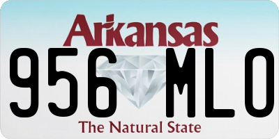 AR license plate 956MLO