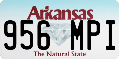 AR license plate 956MPI