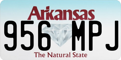 AR license plate 956MPJ