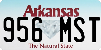 AR license plate 956MST