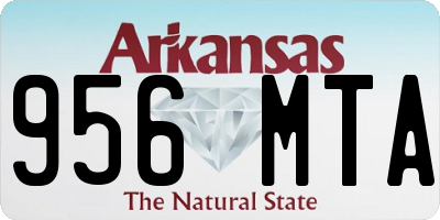 AR license plate 956MTA