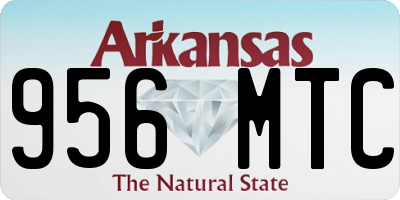 AR license plate 956MTC