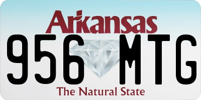 AR license plate 956MTG