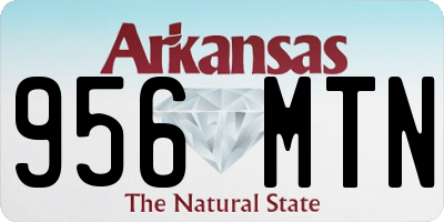 AR license plate 956MTN