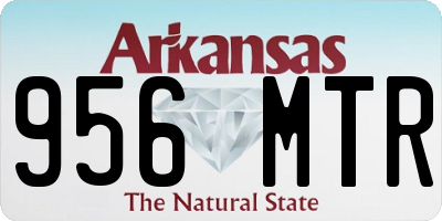 AR license plate 956MTR