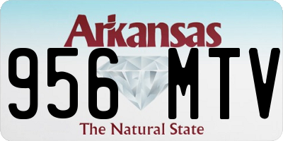 AR license plate 956MTV