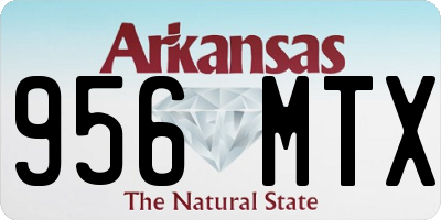 AR license plate 956MTX