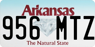 AR license plate 956MTZ