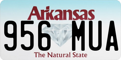 AR license plate 956MUA