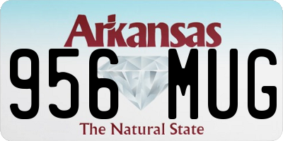 AR license plate 956MUG