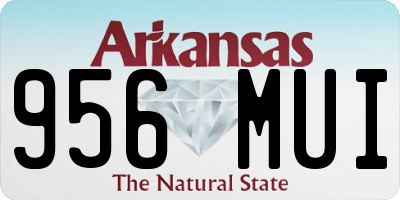 AR license plate 956MUI