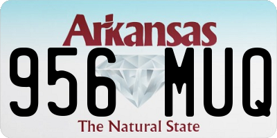 AR license plate 956MUQ