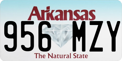 AR license plate 956MZY