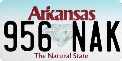 AR license plate 956NAK
