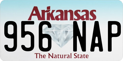 AR license plate 956NAP