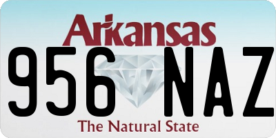 AR license plate 956NAZ