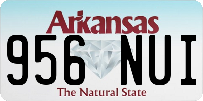 AR license plate 956NUI