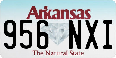 AR license plate 956NXI