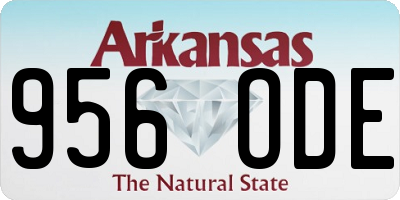 AR license plate 956ODE