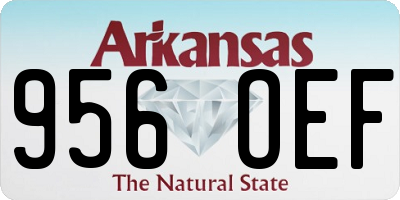 AR license plate 956OEF