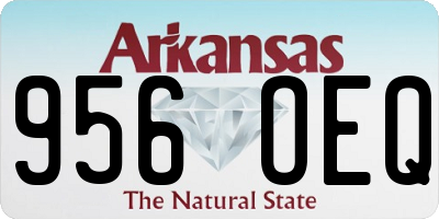 AR license plate 956OEQ