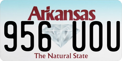 AR license plate 956UOU