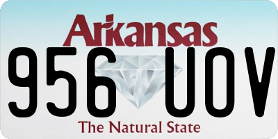 AR license plate 956UOV