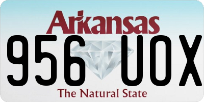 AR license plate 956UOX