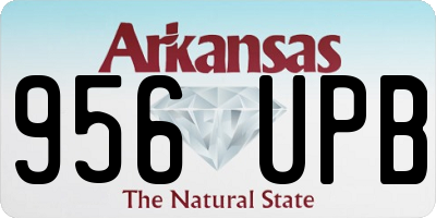 AR license plate 956UPB