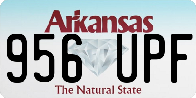 AR license plate 956UPF