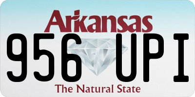 AR license plate 956UPI