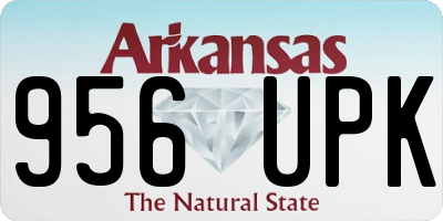 AR license plate 956UPK