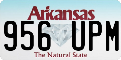 AR license plate 956UPM