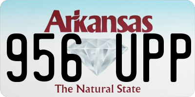 AR license plate 956UPP