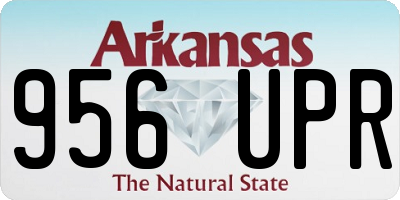 AR license plate 956UPR