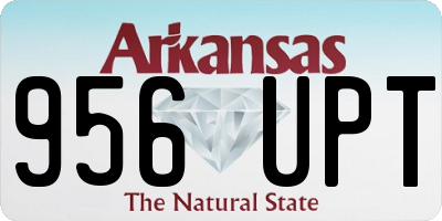 AR license plate 956UPT