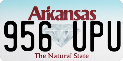 AR license plate 956UPU