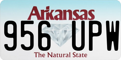 AR license plate 956UPW