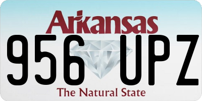 AR license plate 956UPZ
