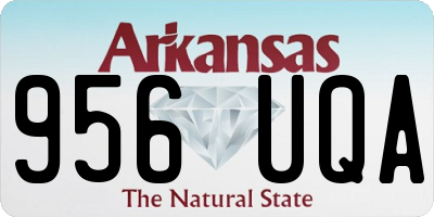 AR license plate 956UQA