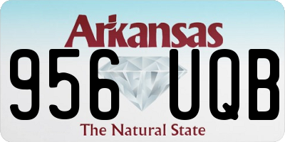 AR license plate 956UQB