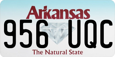 AR license plate 956UQC