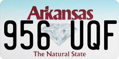 AR license plate 956UQF