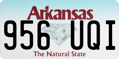 AR license plate 956UQI