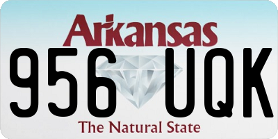 AR license plate 956UQK