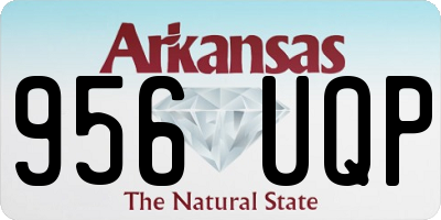 AR license plate 956UQP